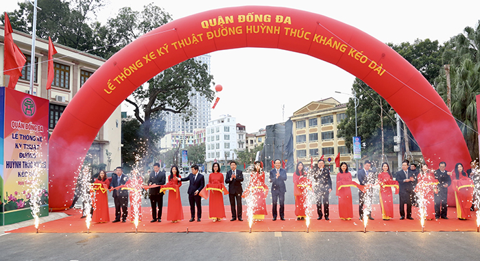 Thông xe kỹ thuật đường Huỳnh Thúc Kháng kéo dài